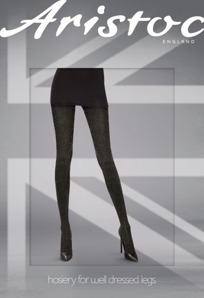 Aristoc - Opaque All Over Floral Patterned tights