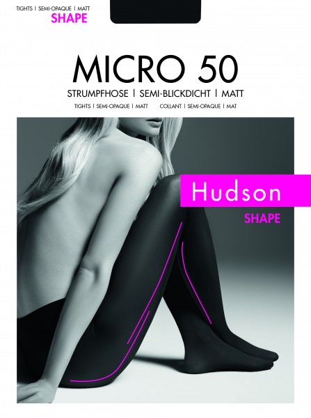 Hudson Micro 50 Light Shape - Opaque and matt tights with light body-shaping control