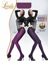 Levante - 80 denier opaque two-tone reversible tights Double Levante - 80 denier opaque two-tone reversible tights Double