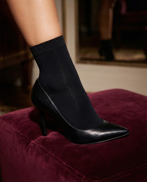 Glamory Suave 40 - Calcetines tobilleros semiopacos de talle de control