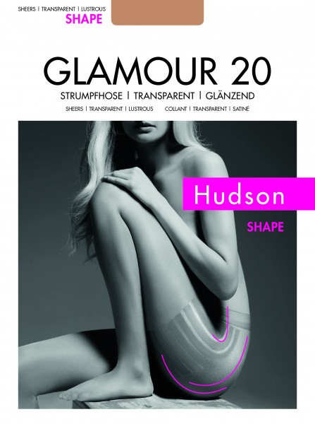 Hudson Glamour 20 Shape - Gloss body shaping tights