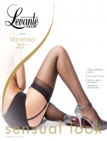 Levante - Sheer stockings with subtle patterned top Vanessa Levante - Sheer stockings with subtle patterned top Vanessa