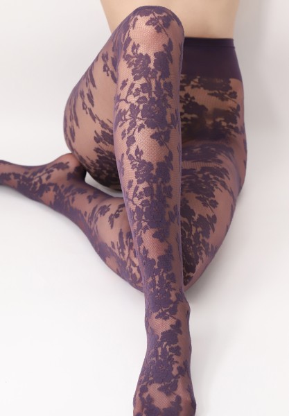 Oroblu - Delicado, efecto tul estampado de flores panty