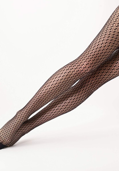 Oroblu Double Mesh - Panty de red suaves y sin costuras con patrón geométrico
