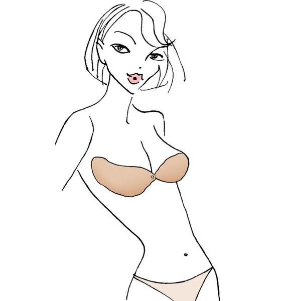 Braza Whisper Bra - Un sujetador adhesivo reusable que se ajusta a tu figura