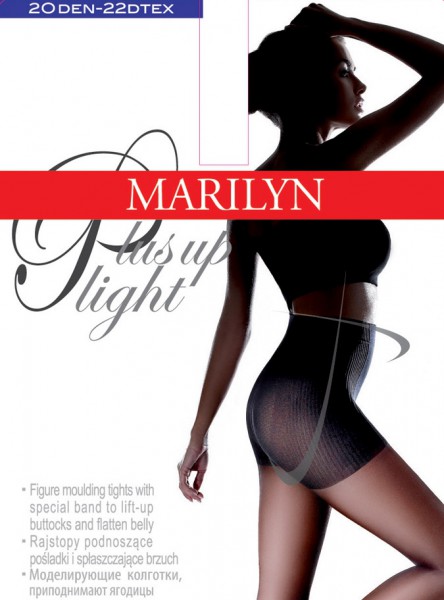 Marilyn Plus Up Light - Body shaping tights with push-up effect